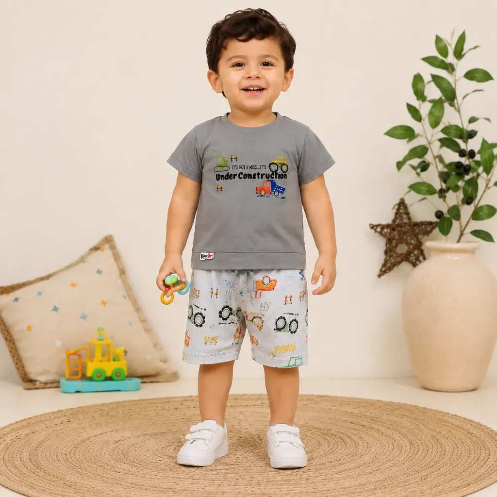 Boys Construction Print Co-ord Set